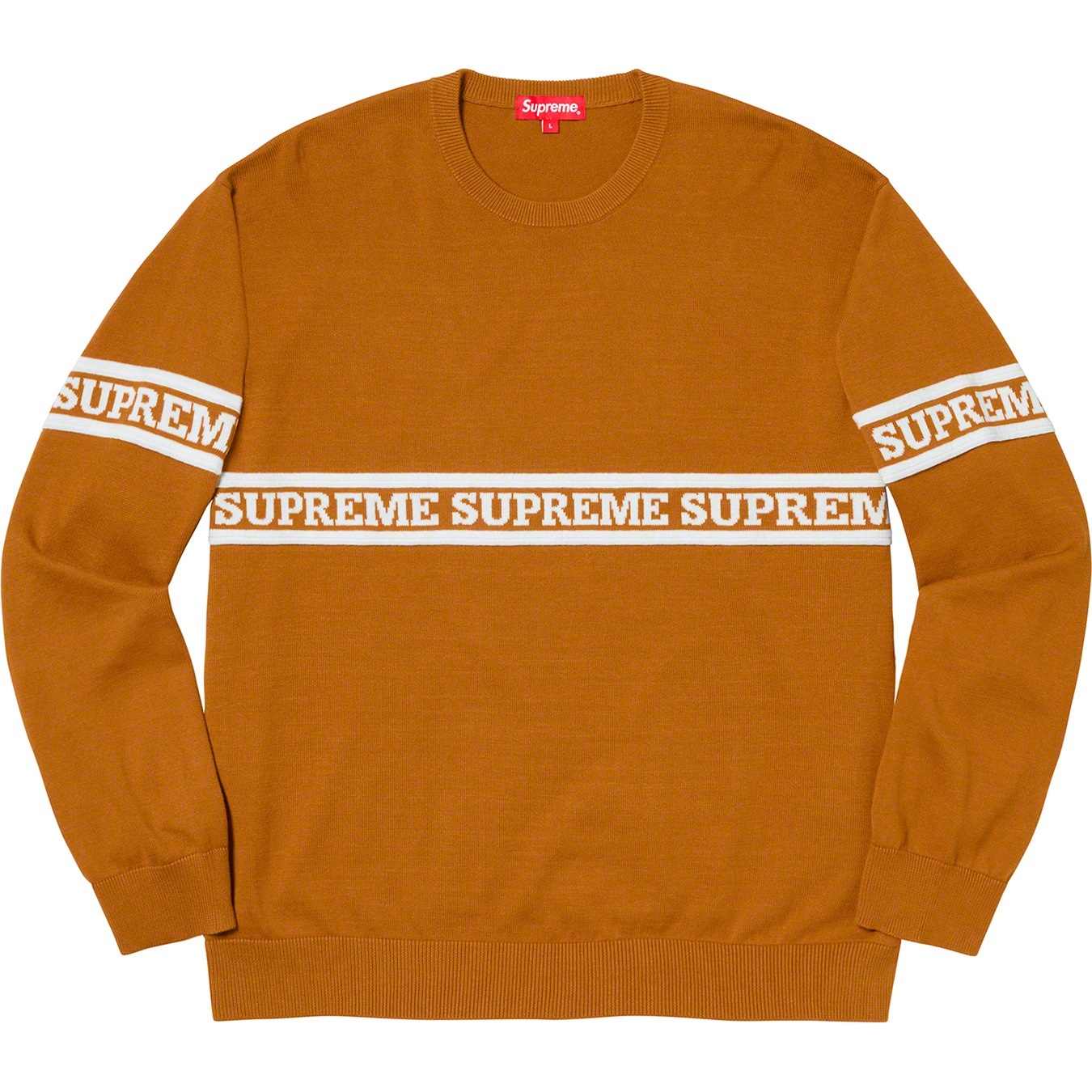 Logo Stripe Knit Top view 6